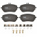 Brake pad set, disc brake GDB2330 TRW, Thumbnail 2