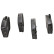 Brake pad set, disc brake GDB2330 TRW, Thumbnail 4