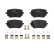 Brake pad set, disc brake GDB2331 TRW