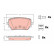 Brake pad set, disc brake GDB2331 TRW, Thumbnail 2