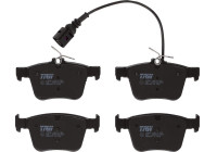 Brake pad set, disc brake GDB2358 TRW