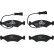 Brake Pad Set, disc brake GDB238 TRW, Thumbnail 2