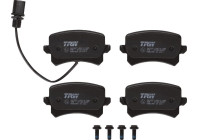 Brake pad set, disc brake GDB2389 TRW
