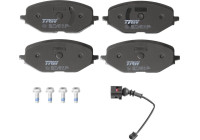 Brake pad set, disc brake GDB2392 TRW