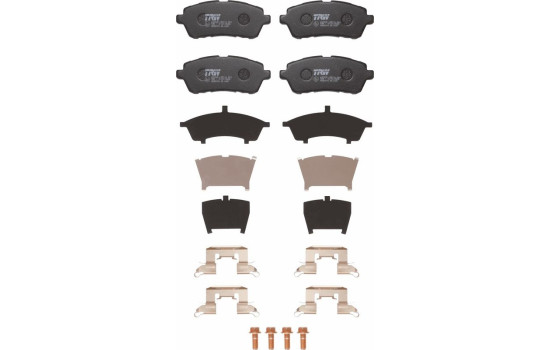 Brake pad set, disc brake GDB2404 TRW