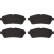 Brake pad set, disc brake GDB2404 TRW, Thumbnail 2