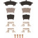 Brake pad set, disc brake GDB2404 TRW, Thumbnail 4