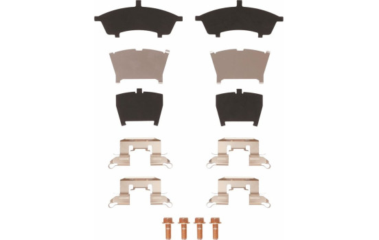 Brake pad set, disc brake GDB2404 TRW, Image 4