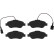 Brake pad set, disc brake GDB2405 TRW, Thumbnail 2