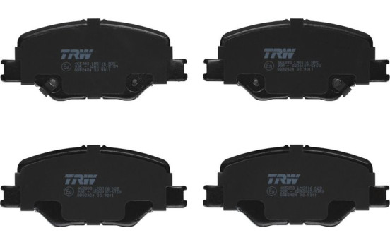 Brake pad set, disc brake GDB2424 TRW