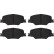 Brake pad set, disc brake GDB2424 TRW, Thumbnail 2