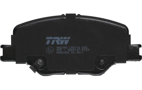 Brake pad set, disc brake GDB2424 TRW, Image 3