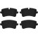 Brake pad set, disc brake GDB2464 TRW, Thumbnail 2