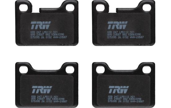 Brake Pad Set, disc brake GDB247 TRW, Image 2