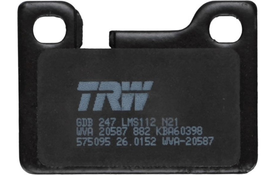 Brake Pad Set, disc brake GDB247 TRW, Image 4