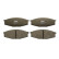 Brake Pad Set, disc brake GDB251 TRW, Thumbnail 3