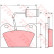 Brake Pad Set, disc brake GDB253 TRW