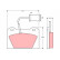 Brake Pad Set, disc brake GDB253 TRW, Thumbnail 2