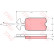 Brake Pad Set, disc brake GDB277 TRW