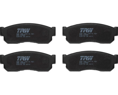 Brake Pad Set, disc brake GDB288 TRW, Image 2
