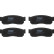 Brake Pad Set, disc brake GDB288 TRW, Thumbnail 2