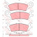 Brake Pad Set, disc brake GDB290 TRW