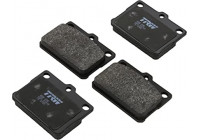 Brake Pad Set, disc brake GDB295 TRW