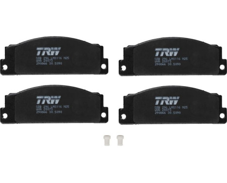 Brake Pad Set, disc brake GDB296 TRW