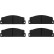 Brake Pad Set, disc brake GDB296 TRW, Thumbnail 2