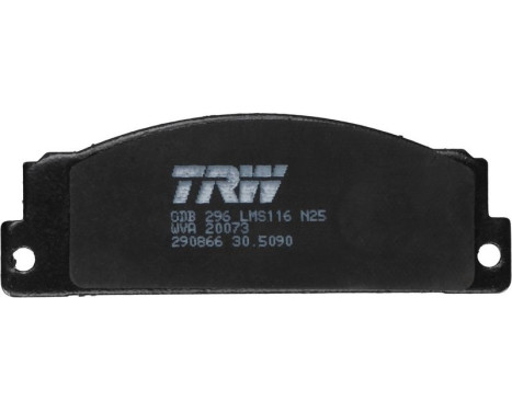 Brake Pad Set, disc brake GDB296 TRW, Image 3