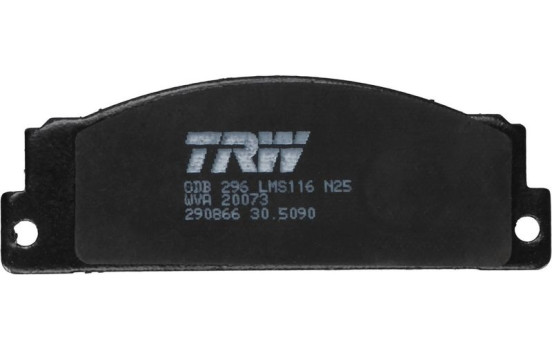 Brake Pad Set, disc brake GDB296 TRW, Image 3
