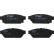 Brake Pad Set, disc brake GDB3045 TRW, Thumbnail 2