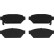 Brake Pad Set, disc brake GDB3045 TRW, Thumbnail 3