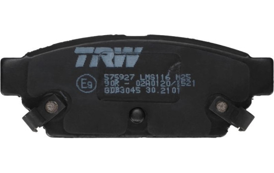 Brake Pad Set, disc brake GDB3045 TRW, Image 4