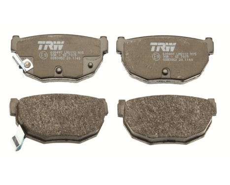 Brake Pad Set, disc brake GDB3052 TRW, Image 2