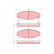 Brake Pad Set, disc brake GDB3071 TRW, Thumbnail 2