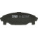 Brake Pad Set, disc brake GDB3071 TRW, Thumbnail 4