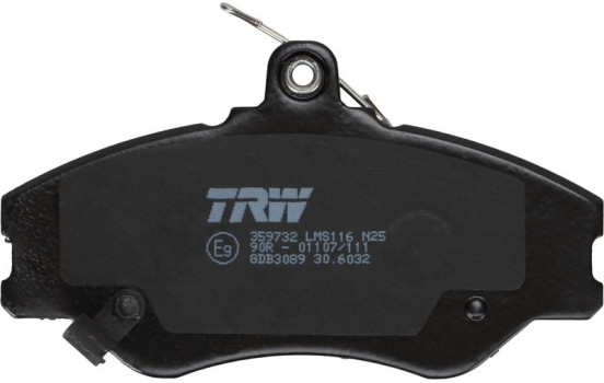 Brake Pad Set, disc brake GDB3089 TRW, Image 4