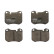 Brake Pad Set, disc brake GDB309 TRW