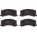 Brake Pad Set, disc brake GDB3091 TRW, Thumbnail 2