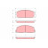 Brake Pad Set, disc brake GDB3130 TRW, Thumbnail 2