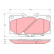 Brake Pad Set, disc brake GDB3131 TRW, Thumbnail 2