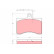 Brake Pad Set, disc brake GDB314 TRW, Thumbnail 2