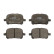 Brake Pad Set, disc brake GDB3152 TRW