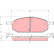 Brake Pad Set, disc brake GDB3153 TRW, Thumbnail 2