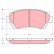 Brake Pad Set, disc brake GDB3155 TRW, Thumbnail 2