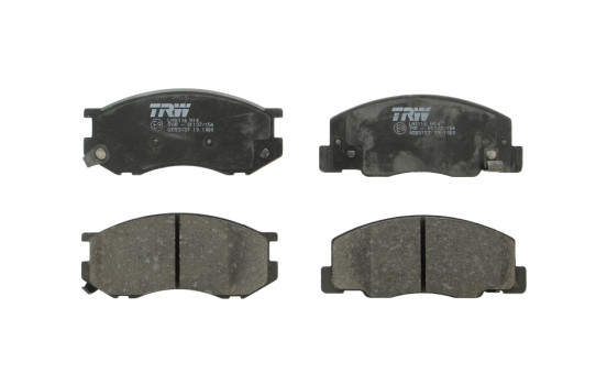 Brake Pad Set, disc brake GDB3157 TRW