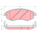 Brake Pad Set, disc brake GDB3169 TRW, Thumbnail 2