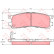 Brake Pad Set, disc brake GDB3179 TRW
