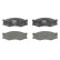 Brake Pad Set, disc brake GDB318 TRW